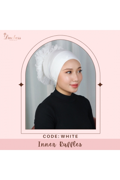 Inner Ruffles Kepok-Kepok - White Inner Ruffles Kepok-Kepok - White